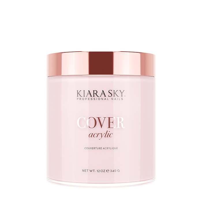 Hint of Pink acrylic powder in jar
