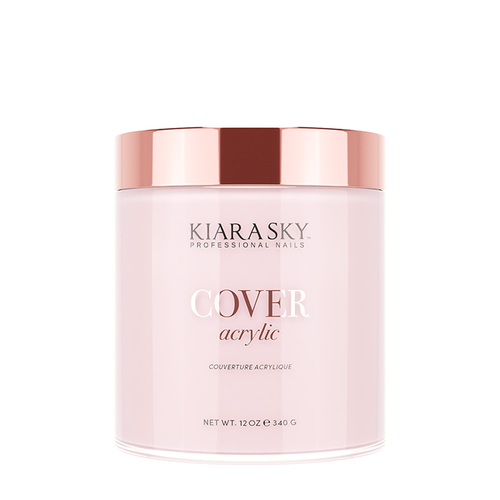 Hint of Pink acrylic powder in jar