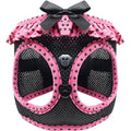 American River Choke Free Dog Harness - Hot Pink & Black Polka Dot