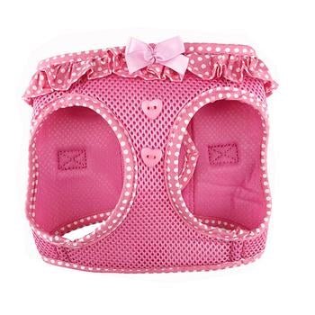 American River Choke Free Harness - Pink Polka Dot - Posh Puppy Boutique