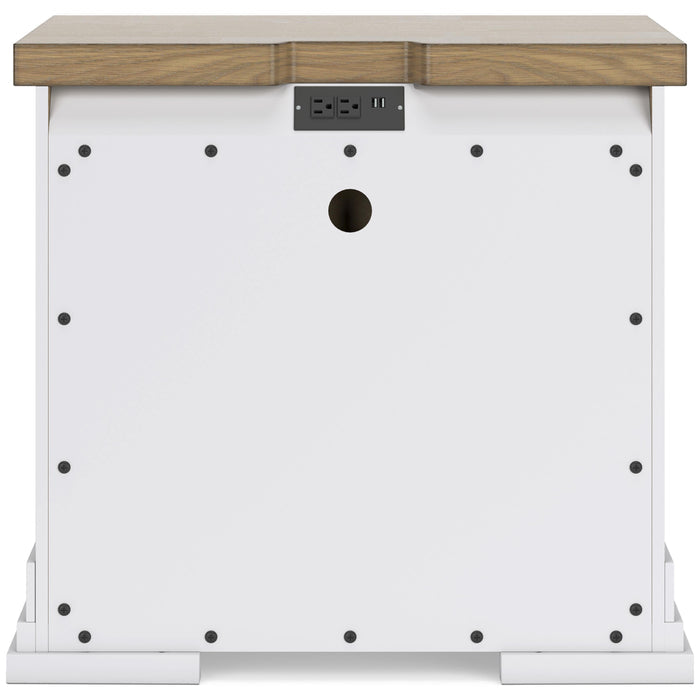 Benchcraft Ashbryn B844-93 Three Drawer Night Stand IMAGE 5