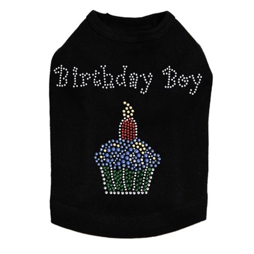 Birthday Boy Rhinestone Tank- Many Colors - Posh Puppy Boutique