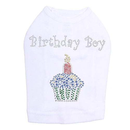 Birthday Boy Rhinestone Tank- Many Colors - Posh Puppy Boutique