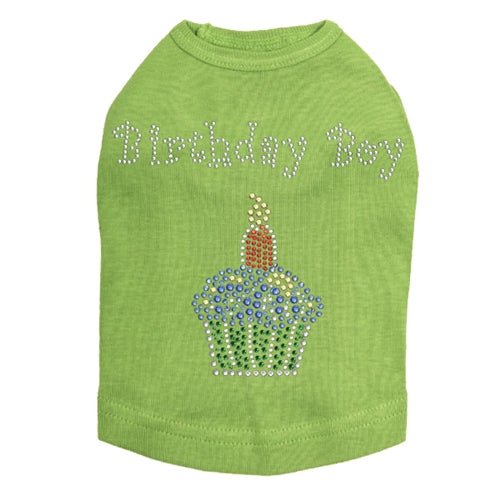 Birthday Boy Rhinestone Tank- Many Colors - Posh Puppy Boutique