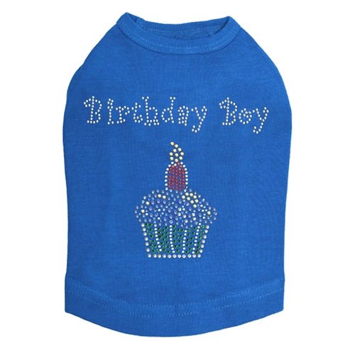 Birthday Boy Rhinestone Tank- Many Colors - Posh Puppy Boutique