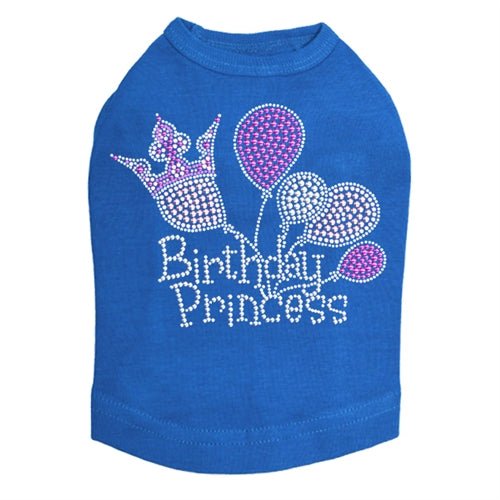 Birthday Princess Rhinestone Tank- Many Colors - Posh Puppy Boutique