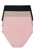 Bliss Bare Cotton High Waist Brief 3-Pack