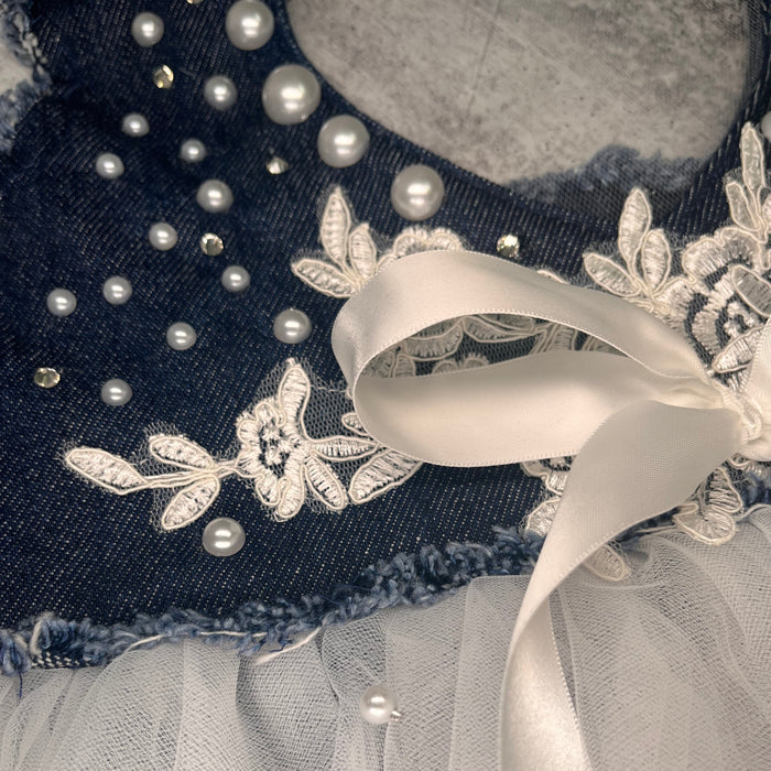Blue Denim Bride Dress