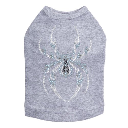 Blue Spider Rhinestones Tank Top - Many Colors - Posh Puppy Boutique