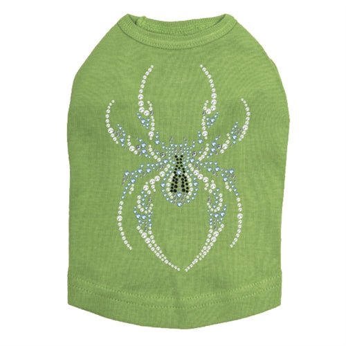 Blue Spider Rhinestones Tank Top - Many Colors - Posh Puppy Boutique