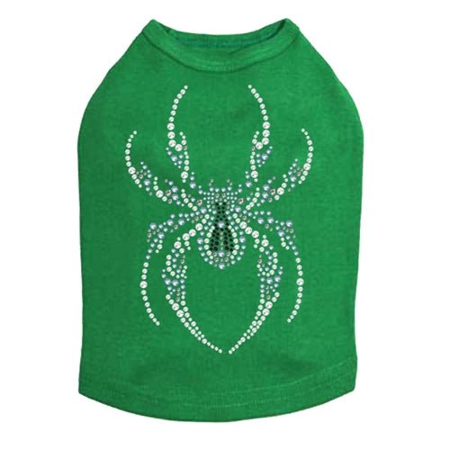 Blue Spider Rhinestones Tank Top - Many Colors - Posh Puppy Boutique