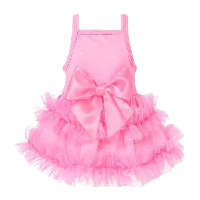 Bohemian Pink Dog Tutu Dress
