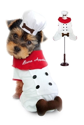 Bone Appetite Chef Costume - Posh Puppy Boutique