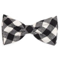 Buffalo Bow Tie - Black And Off White - Posh Puppy Boutique