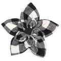 Buffalo Flower Slider - Black And Off White - Posh Puppy Boutique