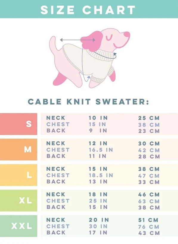 Cable Knit Sweater in Yellow
