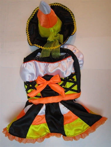 Candy Corn Witch Costume - Posh Puppy Boutique