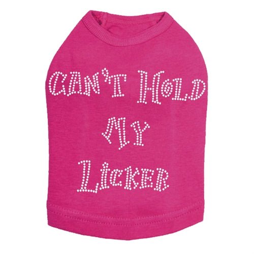 Can't Hold My Licker Rhinestone Tank- Many Colors - Posh Puppy Boutique