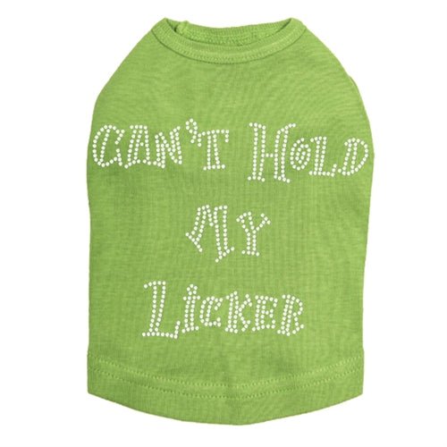 Can't Hold My Licker Rhinestone Tank- Many Colors - Posh Puppy Boutique