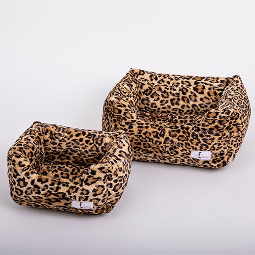 Cashmere Dog Bed in Leopard