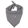 Check Santa Hats Tie Bandana - Posh Puppy Boutique