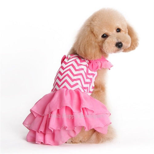 Chevron Dress - Posh Puppy Boutique