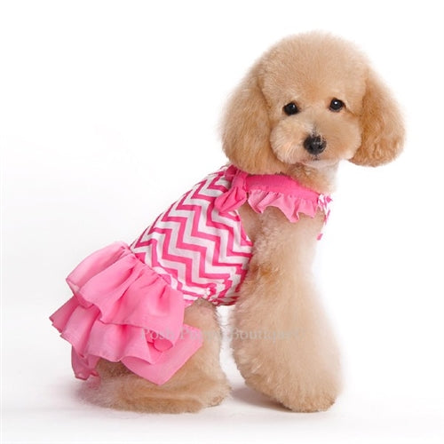 Chevron Dress - Posh Puppy Boutique