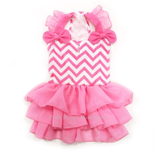 Chevron Dress - Posh Puppy Boutique