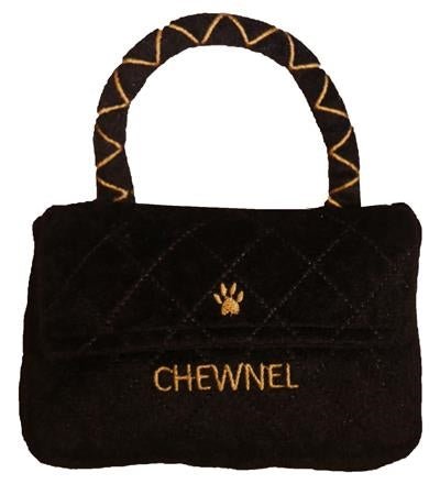 Chewnel Classique Black Purse - Posh Puppy Boutique