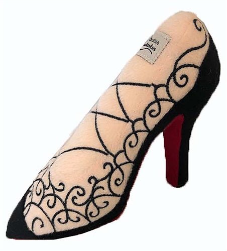Christian Loubarkin Shoe Toy Noir - Petite - Posh Puppy Boutique