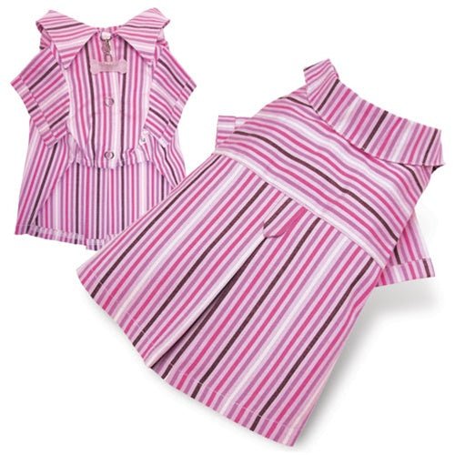 Classic Smart Stripe Button-Up Shirt - Posh Puppy Boutique
