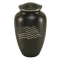 Classic veteran flag-slate cremation supplies and equipment product