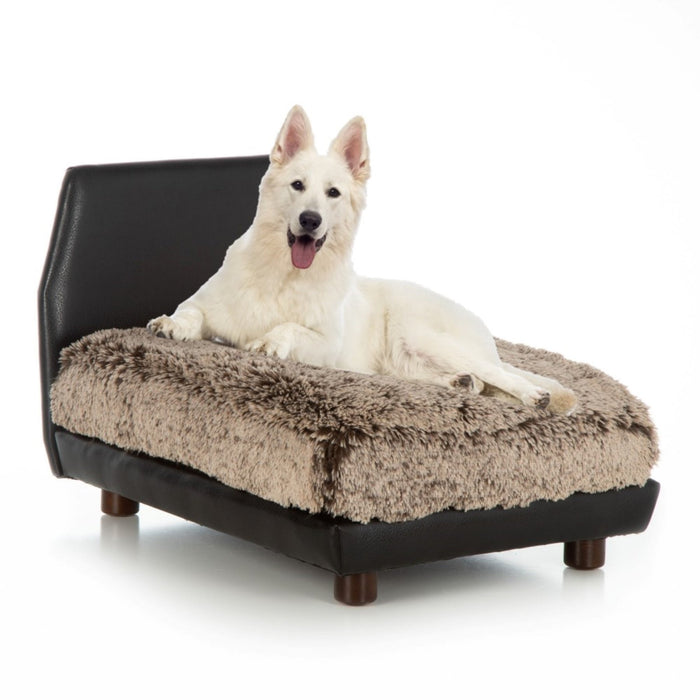 Club Nine Pets Lido Orthopedic Dog Bed in Brown - Posh Puppy Boutique