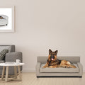 Club Nine Pets Metro Orthopedic Dog Bed in Oatmeal - Posh Puppy Boutique