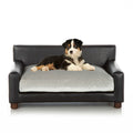 Club Nine Pets Metro Orthopedic Dog Bed in Silver - Posh Puppy Boutique