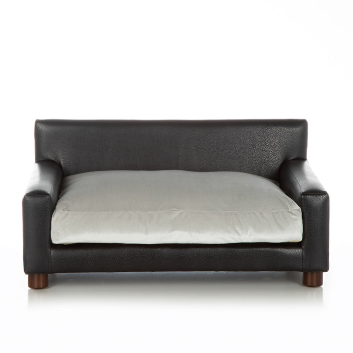 Club Nine Pets Metro Orthopedic Dog Bed in Silver - Posh Puppy Boutique