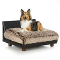Club Nine Pets Roma Orthopedic Dog Bed in Brown - Posh Puppy Boutique