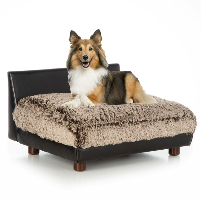 Club Nine Pets Roma Orthopedic Dog Bed in Brown - Posh Puppy Boutique