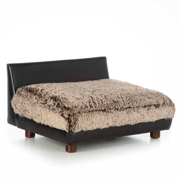 Club Nine Pets Roma Orthopedic Dog Bed in Brown - Posh Puppy Boutique