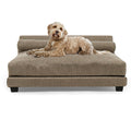 Club Nine Pets Roma Orthopedic Dog Bed in Earth - Posh Puppy Boutique