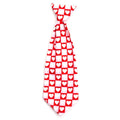 Colorblock Hearts Neck Tie - Posh Puppy Boutique
