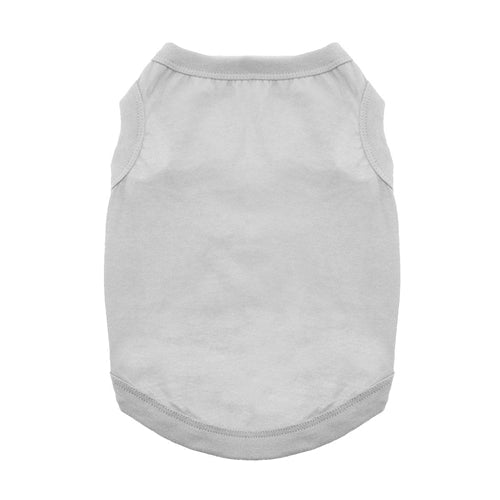 Cotton Dog Tank - Glacier Gray - Posh Puppy Boutique