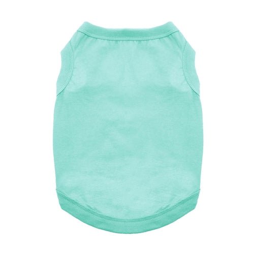 Cotton Dog Tank - Teal - Posh Puppy Boutique