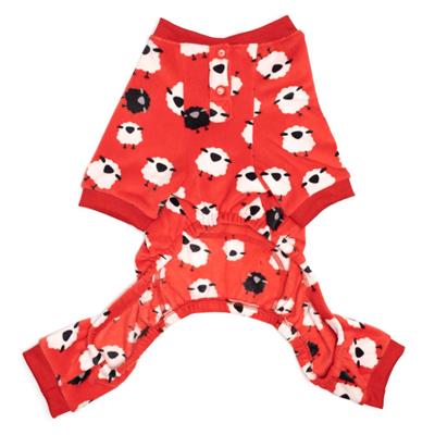 Counting Sheep Fleece Dog Jammies - Posh Puppy Boutique