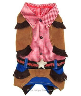 Cowboy Costume - Posh Puppy Boutique