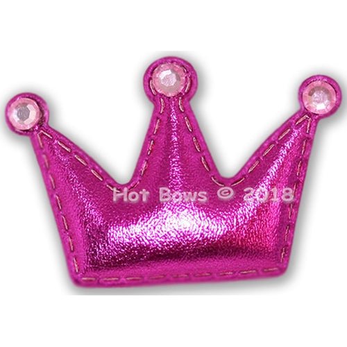 Crown of Fun Hair Bow - Pink - Posh Puppy Boutique
