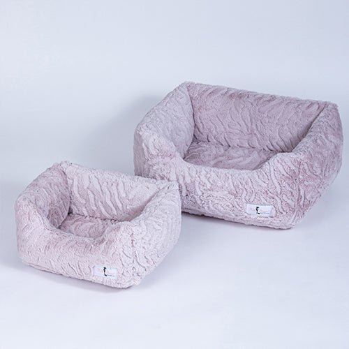 Cuddle Dog Bed: Pink Ice - Posh Puppy Boutique