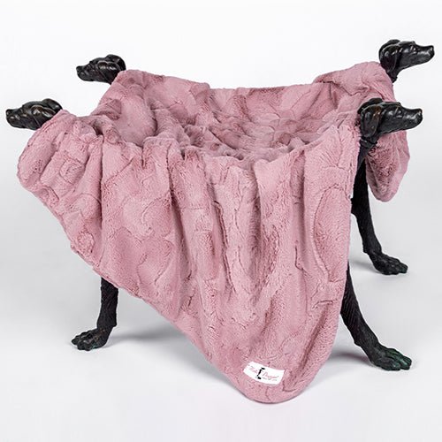 Cuddle Dog Blanket: Mauve - Posh Puppy Boutique