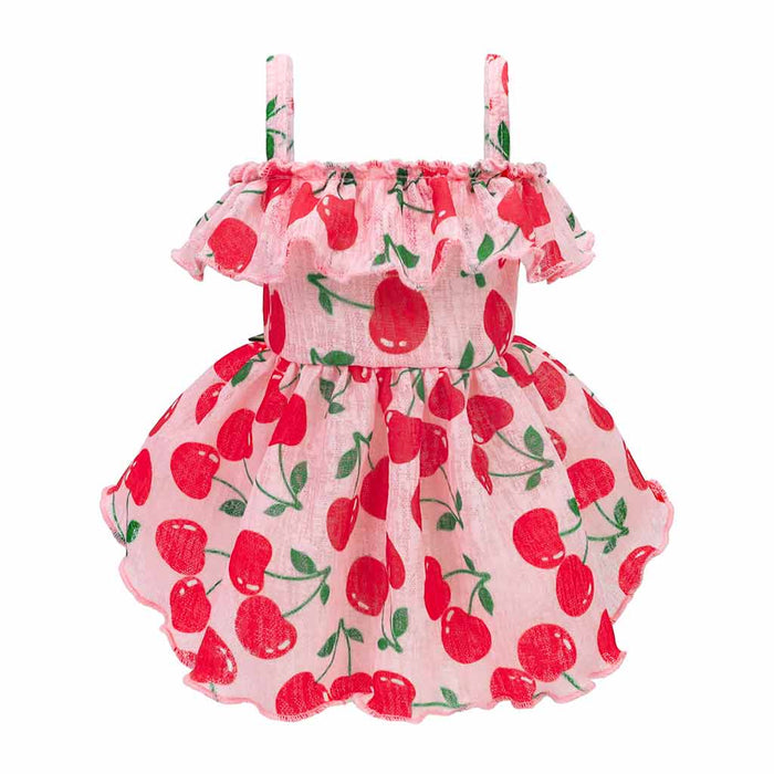 Cute Cherry Dog Dress - Posh Puppy Boutique
