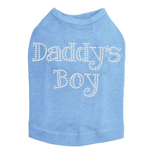 Daddy's Boy Rhinestone Dog Tank - Many Colors - Posh Puppy Boutique